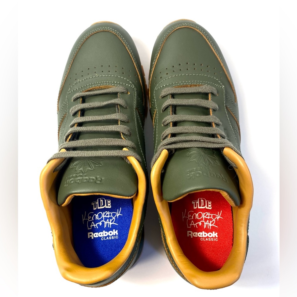 NWOT Reebok Classic X Kendrick Lamar Red Blue Capsule Collection Genuine Leather